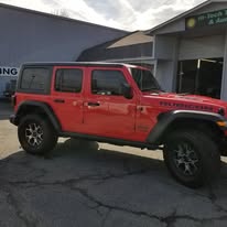 Truck tint install